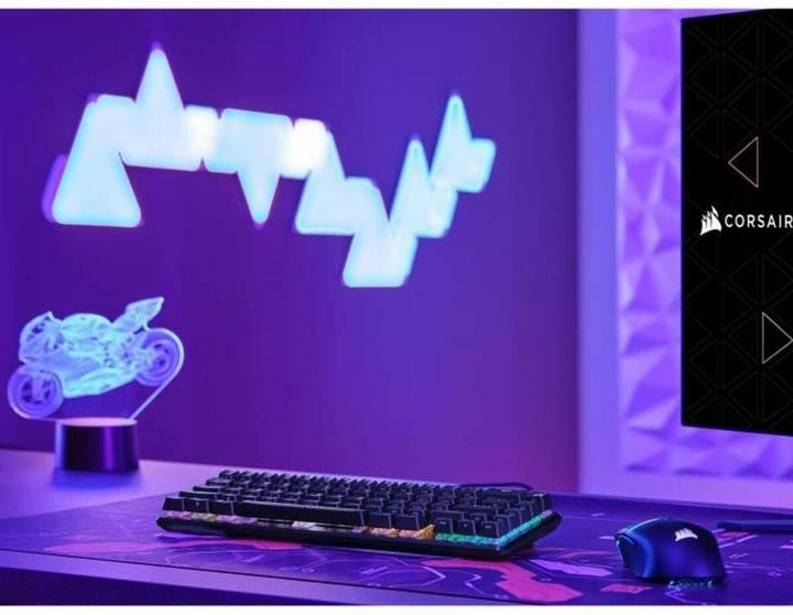Produktbild Corsair K65 Pro Mini 65% - Noir/RGB/Filaire (FR, Kabelgebunden)