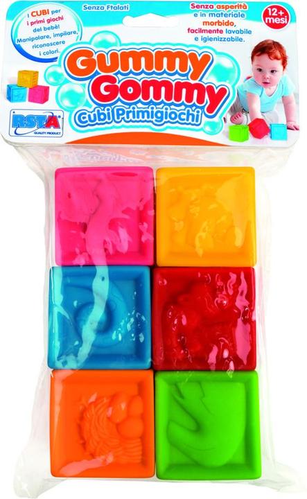 Rs Toys Gummy Gommy - 6 Cubi Morbidi