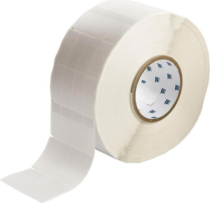 Produktbild Brady THT-73-427-10, selbstlaminierendes Vinyl, Weiss/Transparent, 19.05 x 12.70(44.45) mm, permane (1.91 cm)