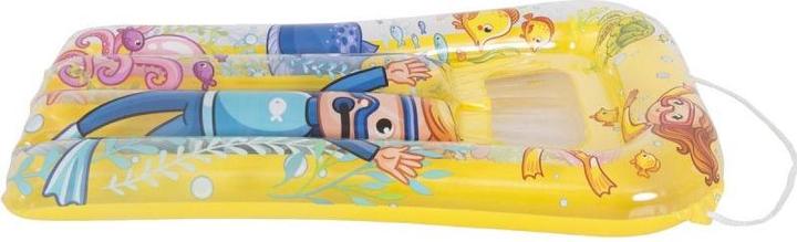 Produktbild Jilong MATERAC PLAŻOWY Z OKIENKIEM PODWODNY ŚWIAT 74x48CM 37591 - ŻÓŁTY