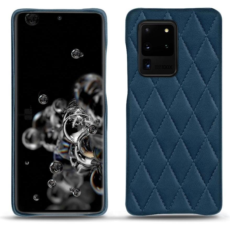 Thumbnail - Noreve Lederschutzhülle (Samsung Galaxy S20 Ultra 5G), Smartphone Hülle, Blau