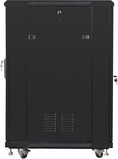 Produktbild Lanberg SZAFA INSTALACYJNA RACK STOJĄCA 19" 22U 600X800 CZARNA DRZWI PERFOROWANE (FLAT PACK) (22 HE, 19 Zoll Rack)