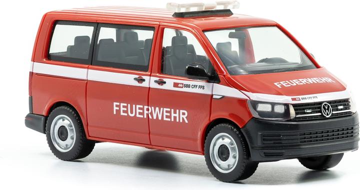 Produktbild Herpa VW T6 Transporter SBB Feuerwehr