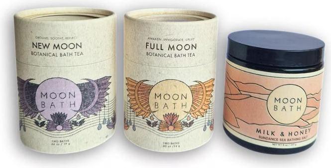 Actual product image Moon Bath Badetee Crescent Lunar Set (Bath salts)