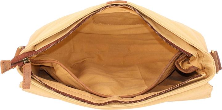 Actual product image Dermata Canvas/leather briefcase with flap