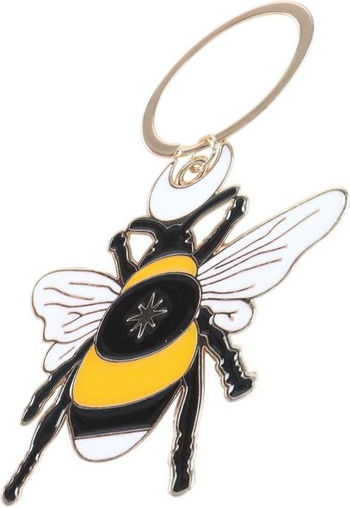 Actual product image Something Different Forest Bee Enamel Keyring
