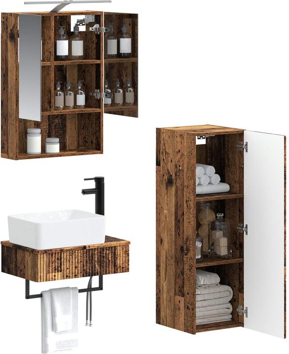 Produktbild vidaXL Badezimmerschrank-Set