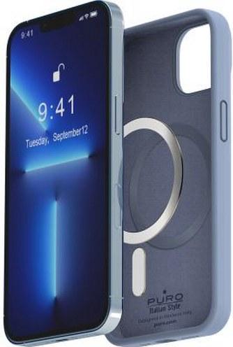 Actual product image Puro Icon Mag mobile phone case (6.1") Cover Blue (Apple iPhone 14)