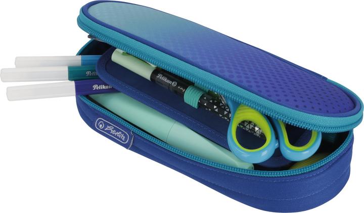 Actual product image Herlitz Loafer case Dip Dye Blue/Turquoise