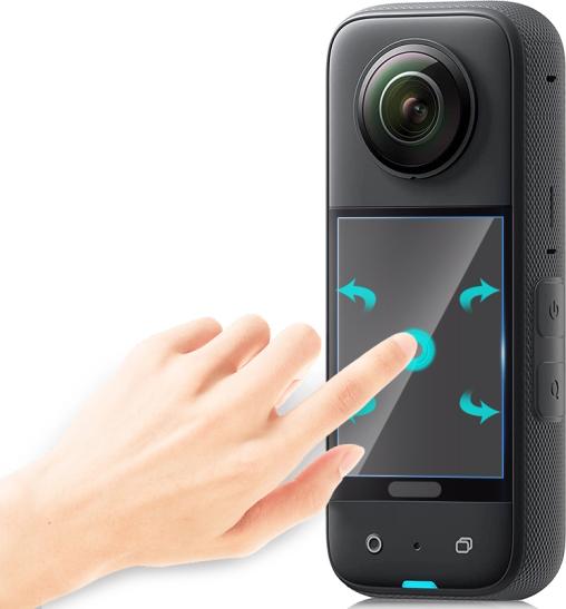 Produktbild Puluz 2er Set Display Schutz Panzerglas Insta360 One X3 (One X3)
