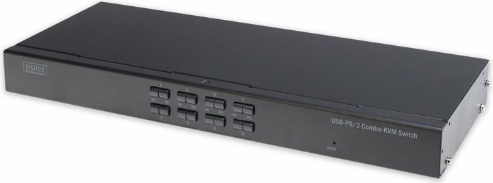 Immagine prodotto Digitus Switch KVM combinato a 8 vie 1 utente 8 PC Slot per modulo IP