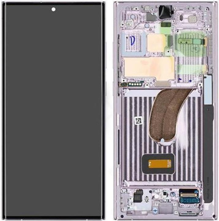 Produktbild Samsung LCD + Touch + Frame für S918B Galaxy S23 Ultra - pink (Display, Samsung Galaxy S23 Ultra)