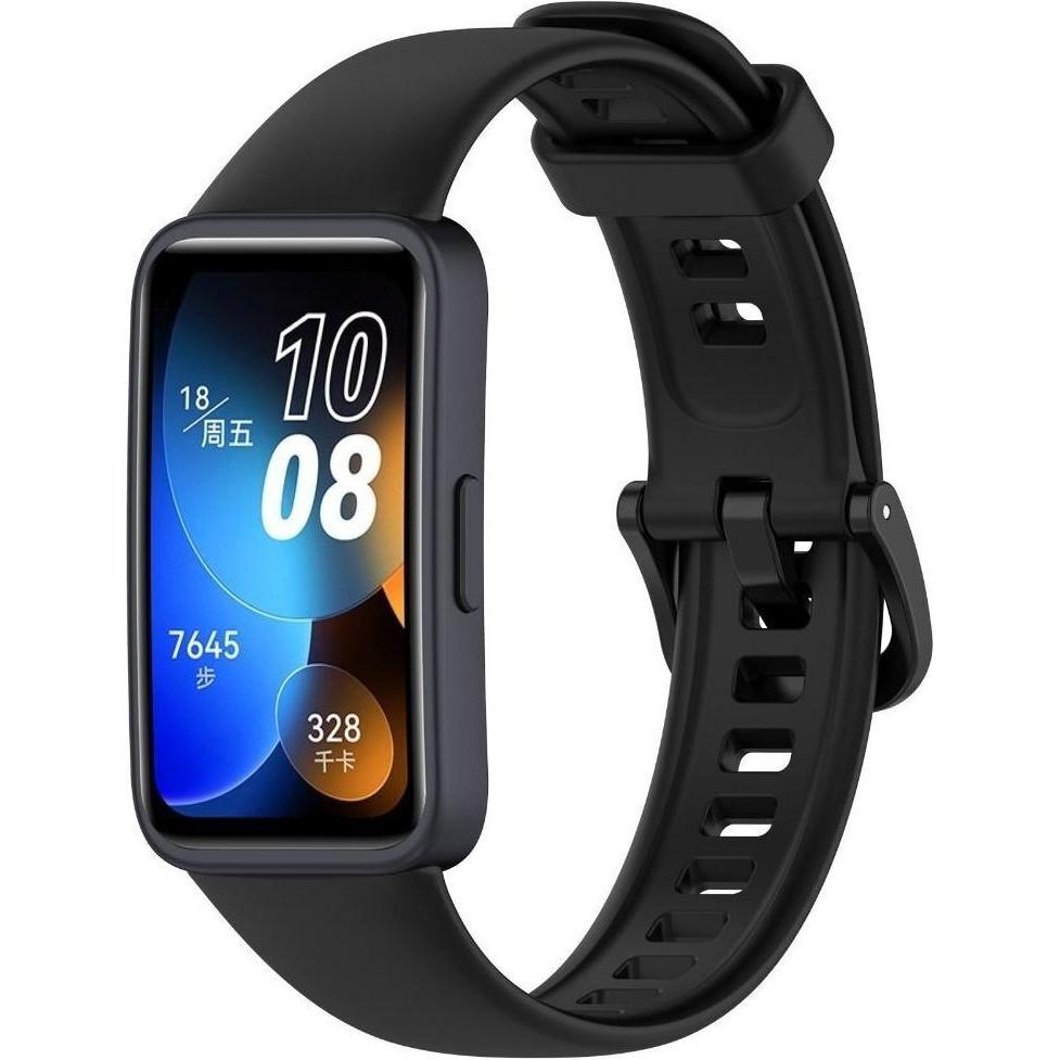Strap-it Silikon Armband (Silikon), Uhrenarmband, Schwarz