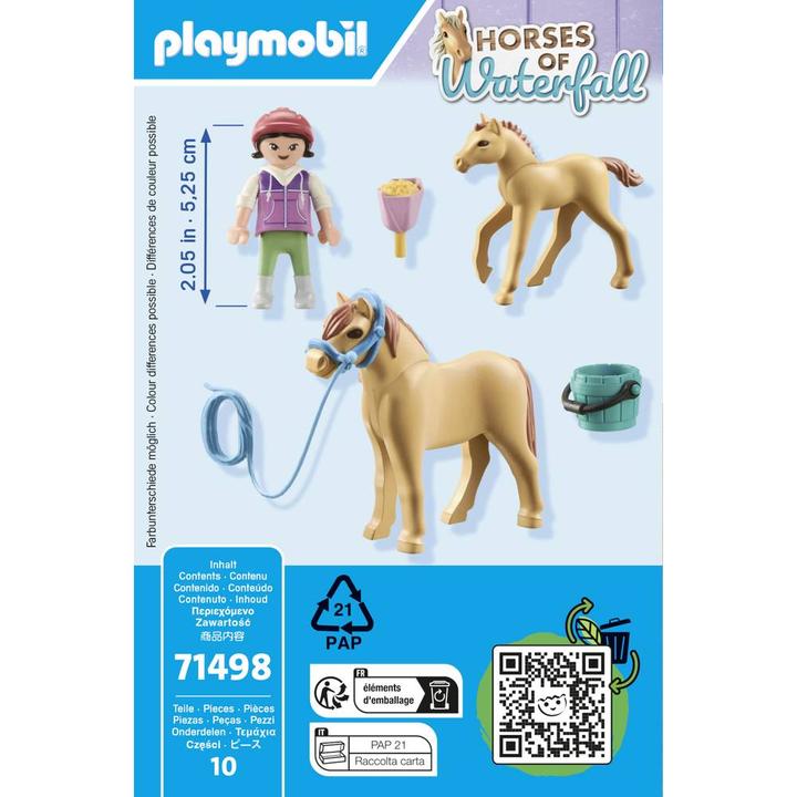 Image du produit Playmobil Enfant avec poney et poulain (71498, Playmobil Country)