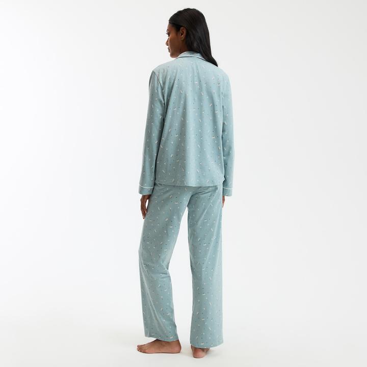 Produktbild Anne Weyburn Pyjama mit Blumenprint aus Baumwolljersey (S)