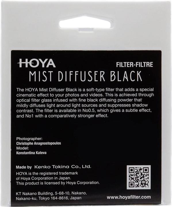 Productafbeelding Hoya 52.0 Nevelverspreider Zwart No0.5 (52 mm, Effectfilter, 52 mm)