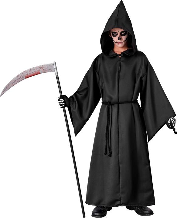 Immagine prodotto Widmann Costume da scheletro per bambini con cappuccio e cintura