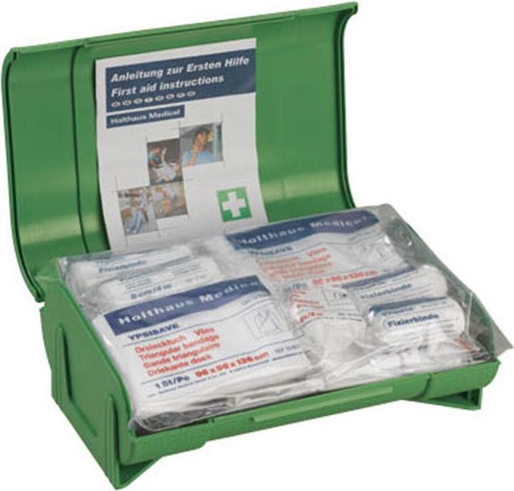Actual product image Holthaus Medical First Aid Box Office DIN 13157 green (First aid box)