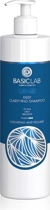 Immagine prodotto BasicLab Basic Lab Dermocosmetics Capillus 300 Ml - Shampoo detergente profondo per cuoio capelluto grasso (Shampoo liquido, 300 ml)