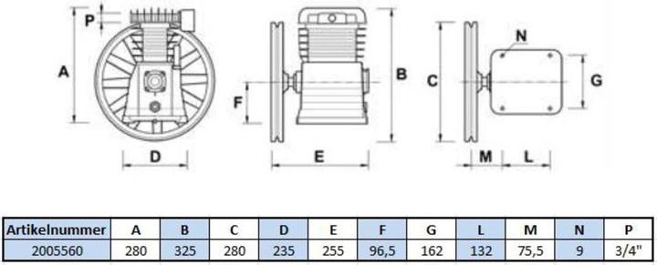 Produktbild Aerotec B 2800B Aggregat 11 Bar (11 Bar)