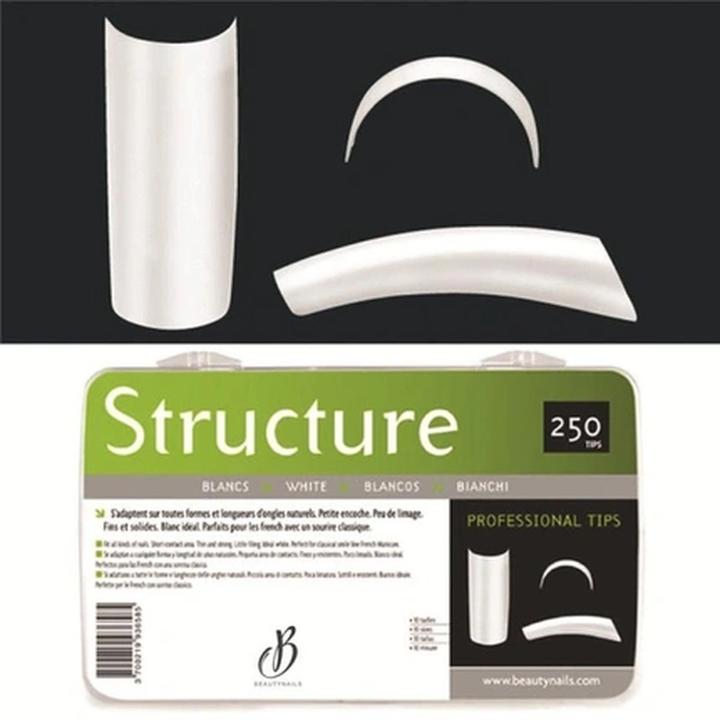 Actual product image Beautynails Bna White Structure Tips X250