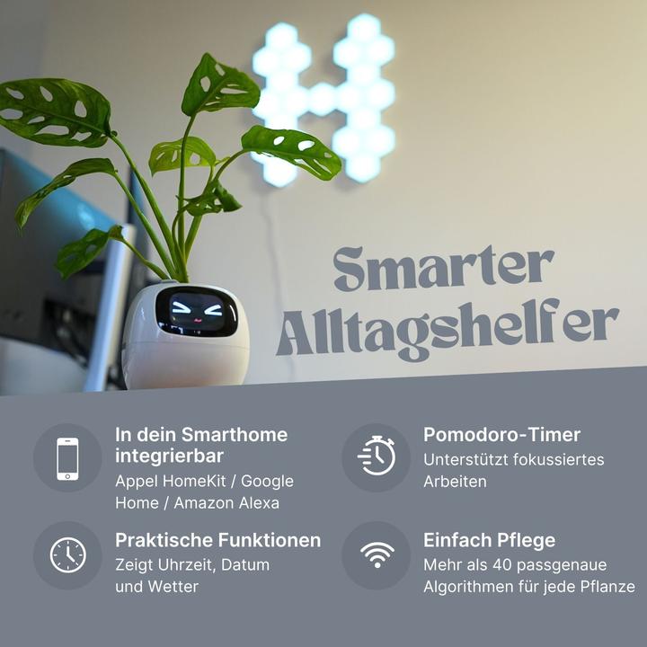 Image du produit Hermex USB-Pflanzenübertopf (9 x 11 x 9 cm)