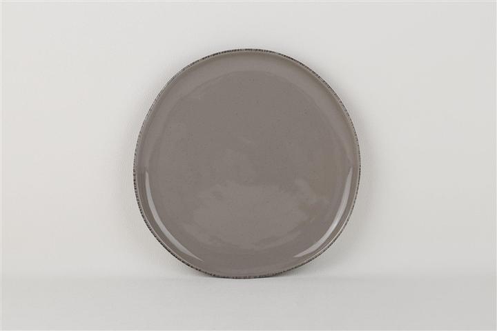 Produktbild Domoletti Plate lunch Sesam dots brown, Ø 26.8 cm, brown (26.80 cm)