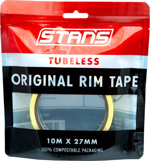 Notubes Original Rim Tape, Tubeless Felgenband 27mm breit, 10m Rolle (27 mm)