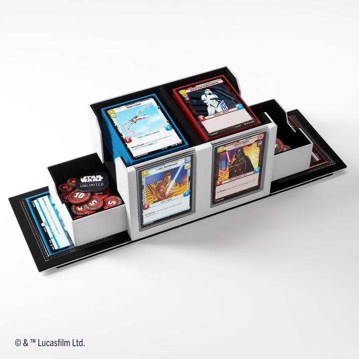 Produktbild Gamegenic GGS20166 - Star Wars: Unlimitierte Doppel Deck Pod, schwarz/weiss