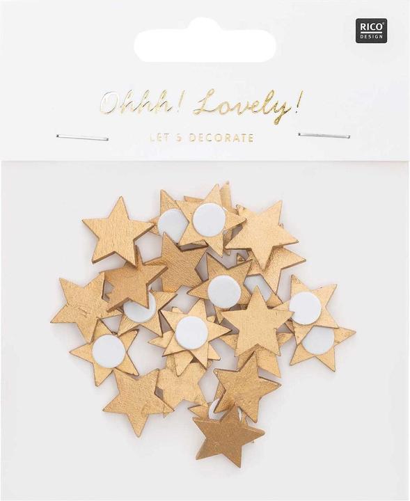 Produktbild Rico Design Weihnachtssticker Stern (24 Sticker)