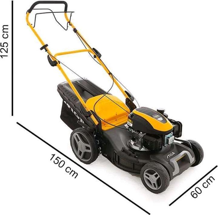 Actual product image Stiga Combi 48 SQ Selbstfahrender BenzinRasenmäherST 140Motor (Petrol)