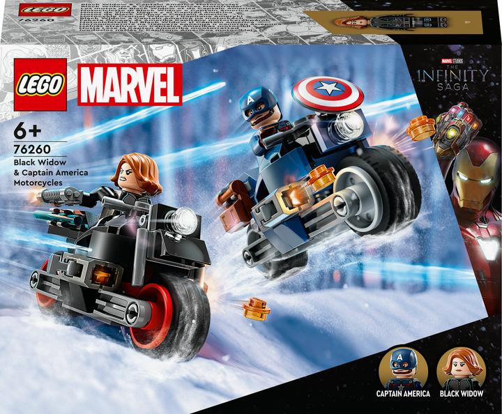 Produktbild LEGO Black Widows & Captain Americas Motorräder (76260, LEGO Marvel)