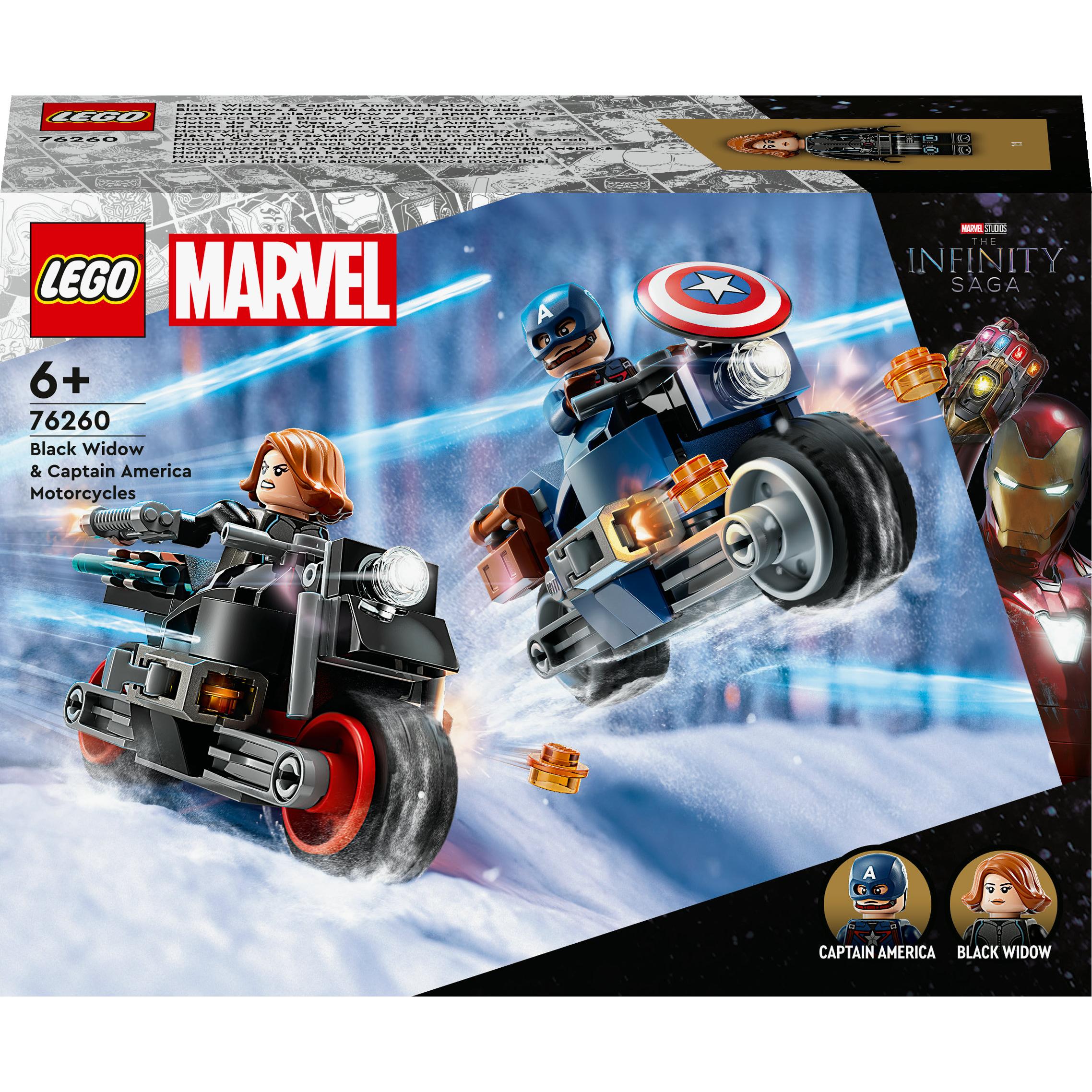 LEGO Black Widows & Captain Americas Motorräder (76260, LEGO Marvel)