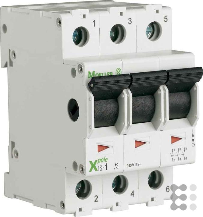Produktbild Eaton Hauptschalter Grau 1polig 16 A