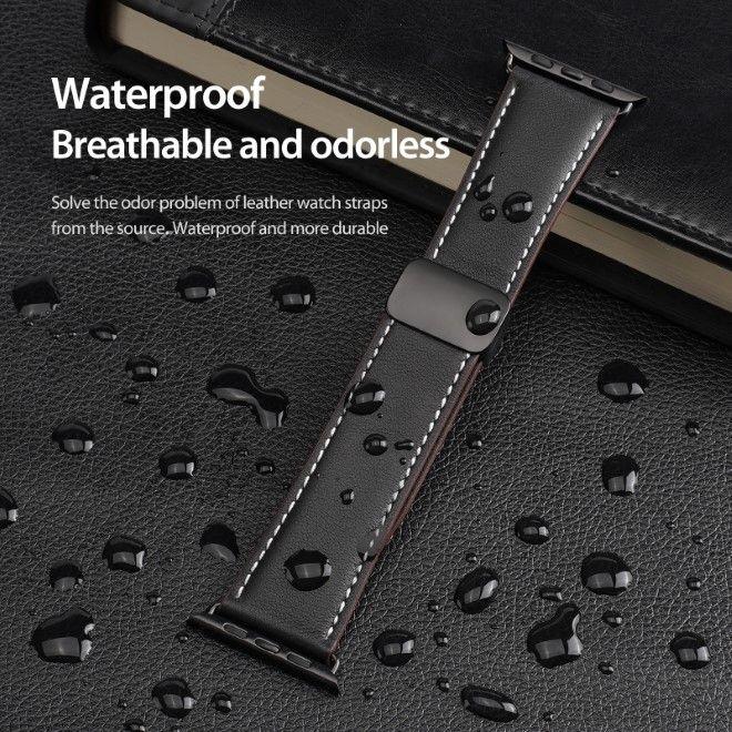 Produktbild Dux Ducis YA Armband (38 mm, 40 mm, 41 mm, Echtleder, Apple Watch Series 1, Apple Watch Series 2, Apple Watch Series 3, Apple Watch Series 4, Apple Watch Series 5, Apple Watch Series 6, Apple Watch Series 7, Apple Watch Series 8, Apple Watch Series 9, Apple Watch SE)