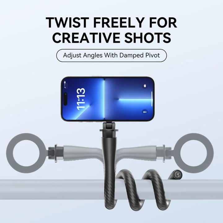 Actual product image Telesin Flexible magnetic smartphone monopod tripod