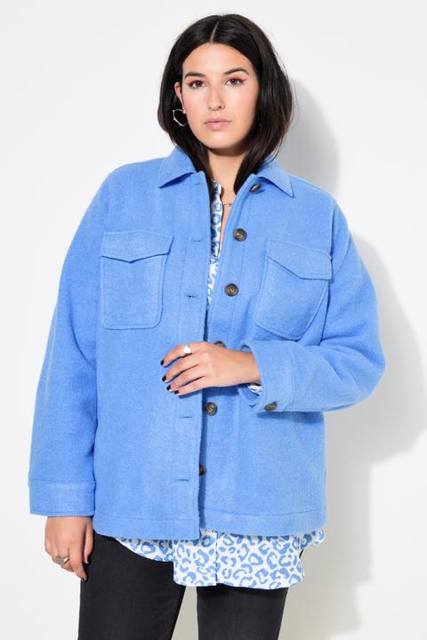 Immagine prodotto Studio Untold Giacca a camicia dal taglio ampio con effetto lana (46, 48)
