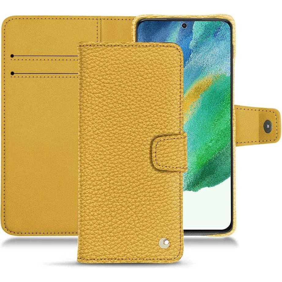 Thumbnail - Noreve Lederschutzhülle Wallet (Samsung Galaxy S21 FE), Smartphone Hülle, Orange