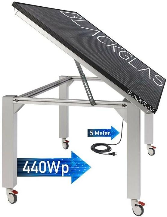 Actual product image Blackglas Solartisch ECOpowerPRO (440 W)