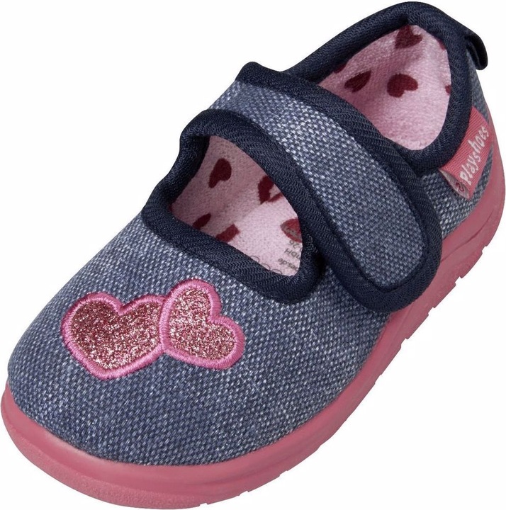 Playshoes Hausschuh mit Klettverschluss (26, 27)