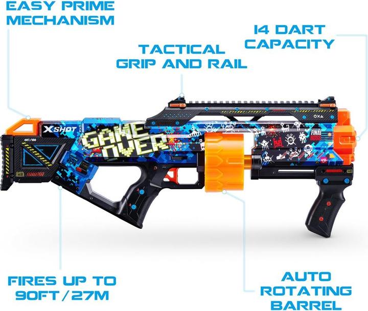 Immagine prodotto Xshot X-SHOT SKINS - Last Stand GAME OVER 36518A