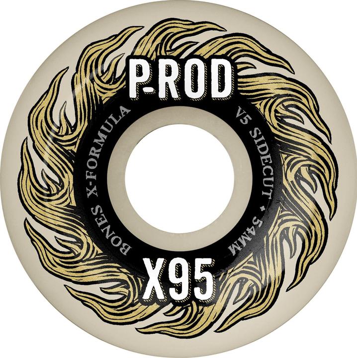 Actual product image Bones Wheels 95A XF P-Rod V5 Sidecut (54 mm)