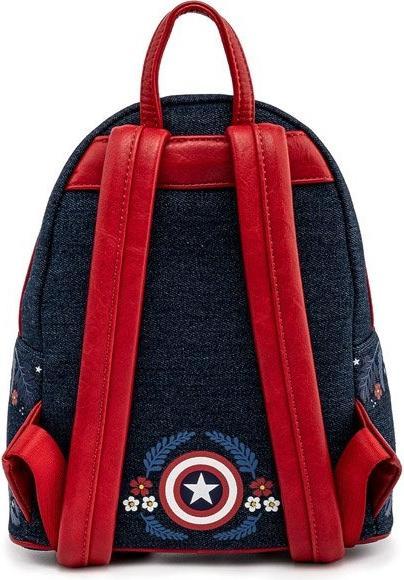 Produktbild Loungefly Marvel - Rucksack - - FLORAL SHIELD