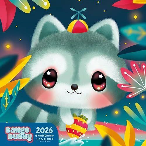 Actual product image Bango Berry Square Wall Calendar 2026