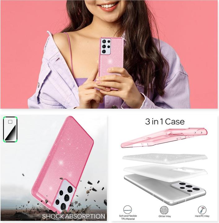 Image du produit Nalia Étui pour téléphone portable (Samsung Galaxy S21 Ultra)