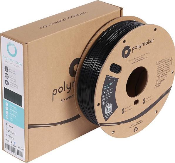 Produktbild Polymaker PolyMide CoPa V2 - Black - 1.75mm (Nylon, 1.75 mm, 750 g, Schwarz)