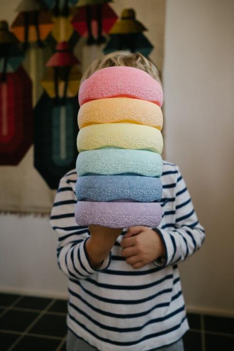 Produktbild Stapelstein ® MINI Rainbow Pastel 6 (6 Stk.)