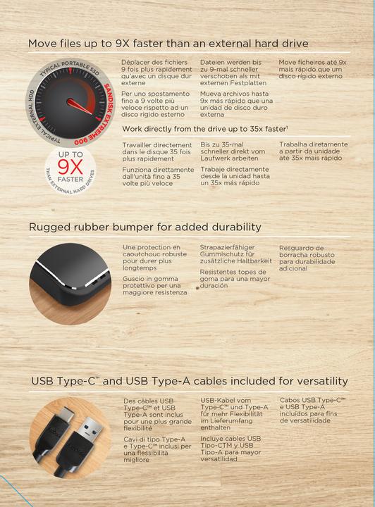 Produktbild SanDisk Extreme 900 Portable (0.96 TB)