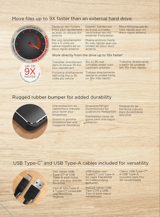 Produktbild SanDisk Extreme 900 Portable (480 GB)