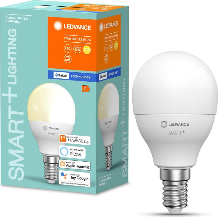 Actual product image Ledvance Classic P (E14, 5 W, 470 lm, 1 x, F)
